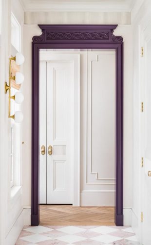 Slow Water purple doorway