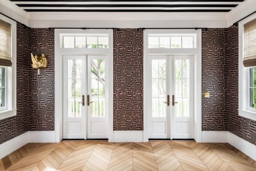 Slow Water double french doors