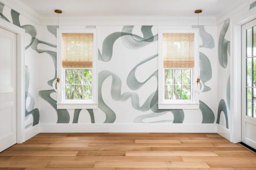  Slow Water squiggle line wallpaper
